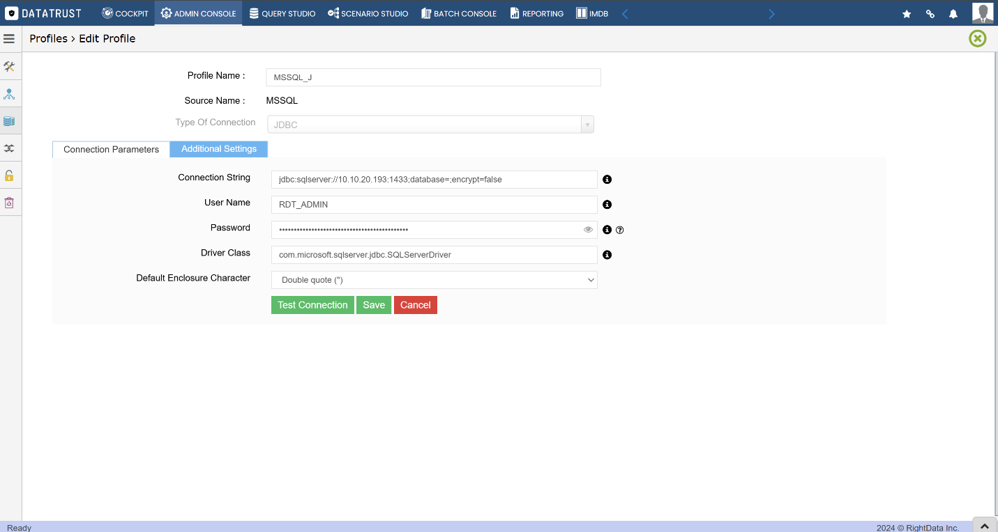 Query Timeout – RightData