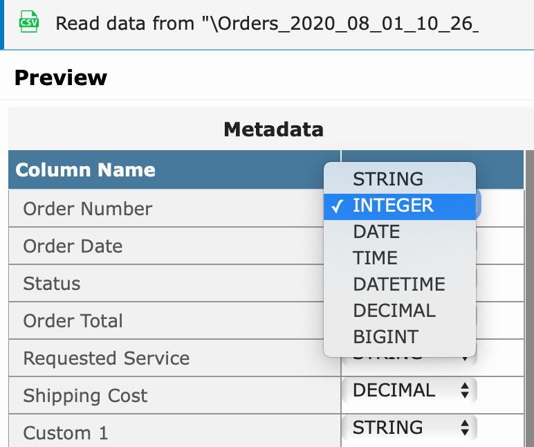 Comparing CSV file with RDBMS Table – RightData