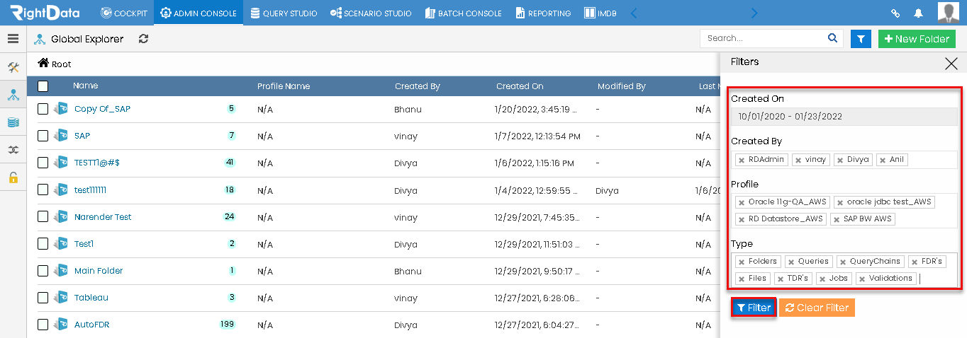 Global Explorer – RightData