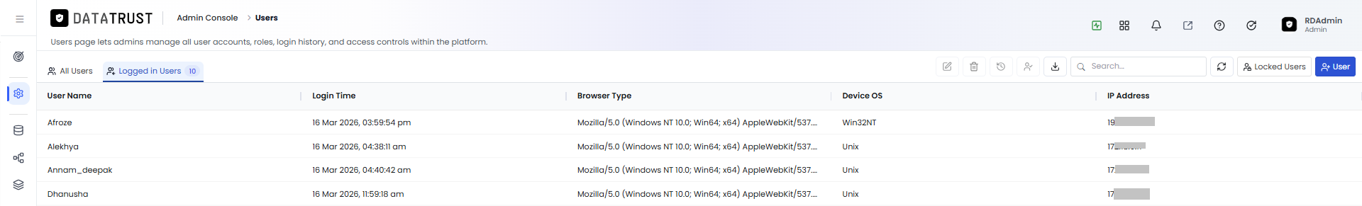 Add User button highlighted