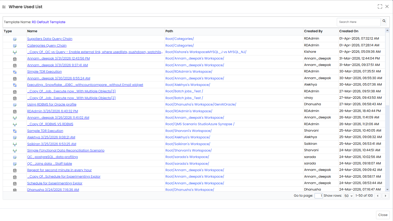 Ability to check ‘where used List’ details of a Custom Email Template ...