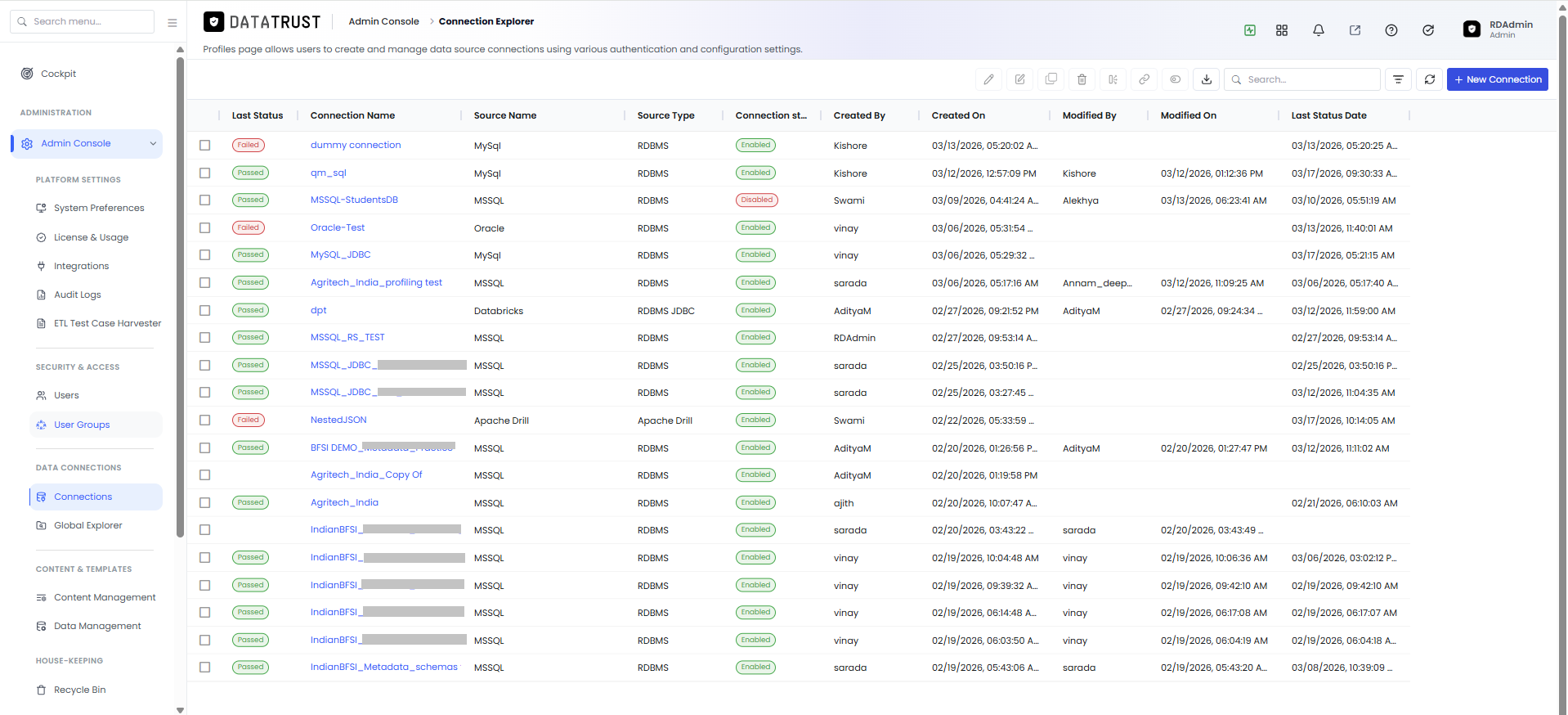 Security User Groups navigation option