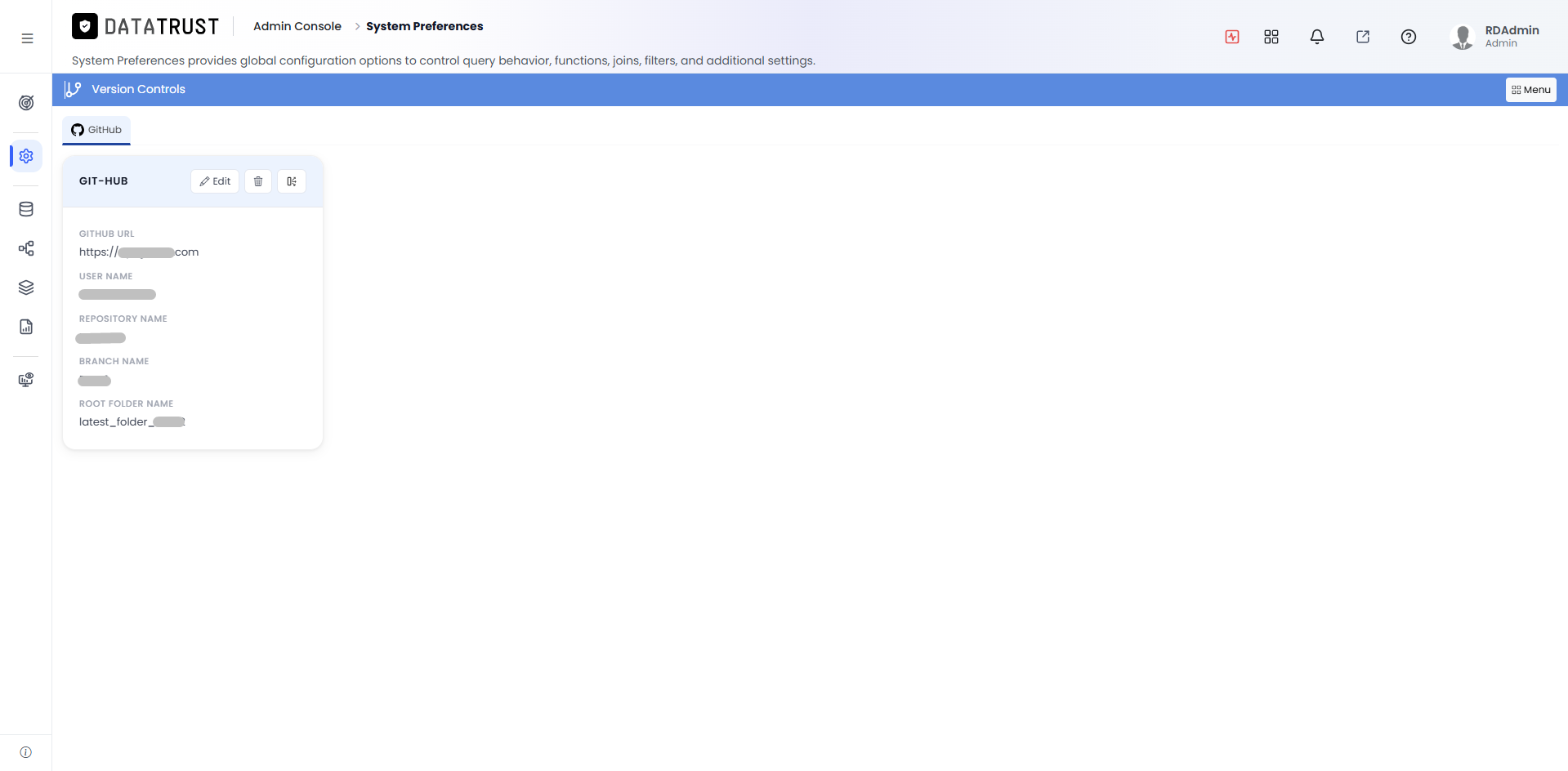 GitHub instance added successfully