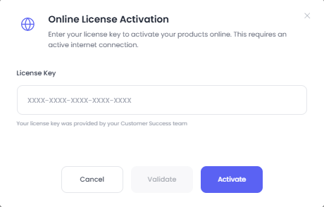 Offline Licence Activation process