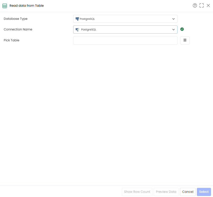 Select connection and click on Navigator