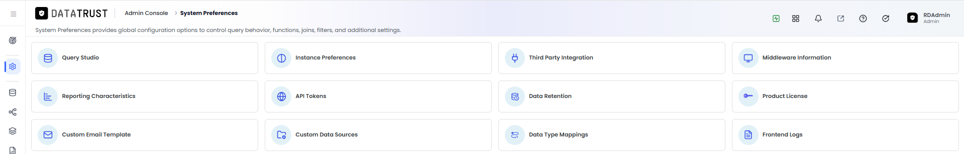 Frontend Logs tile