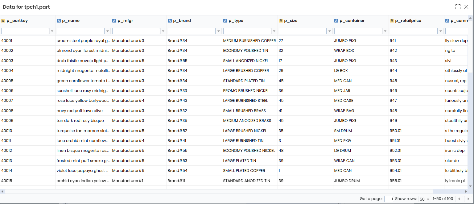 Preview Data