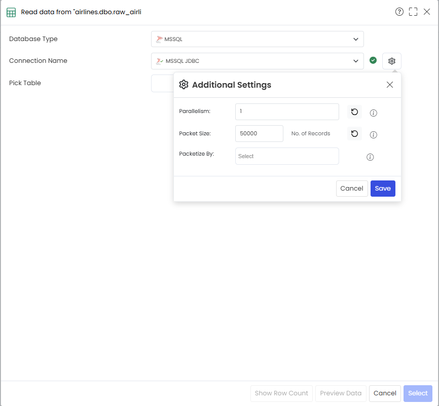 All Additional options fields