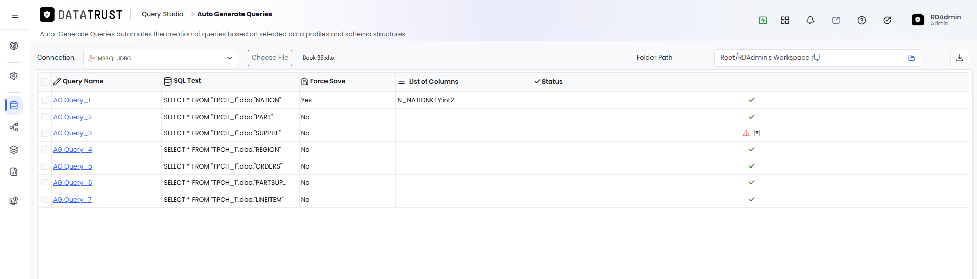 6Queries Generated