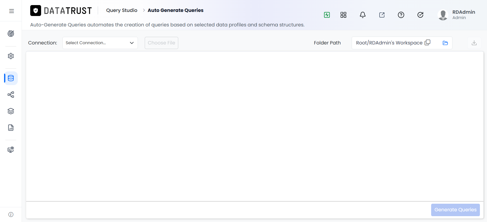 Auto generate query page