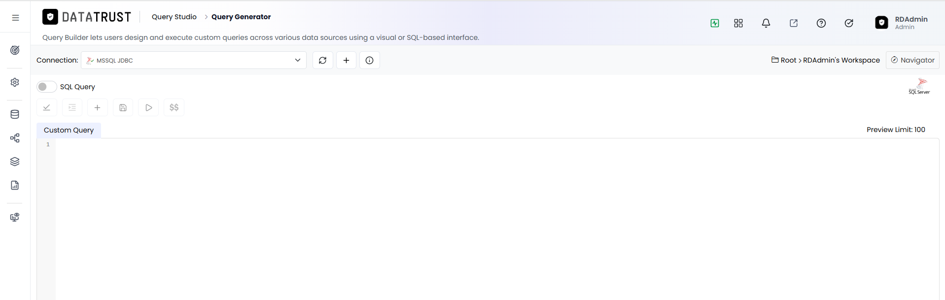 Query session page