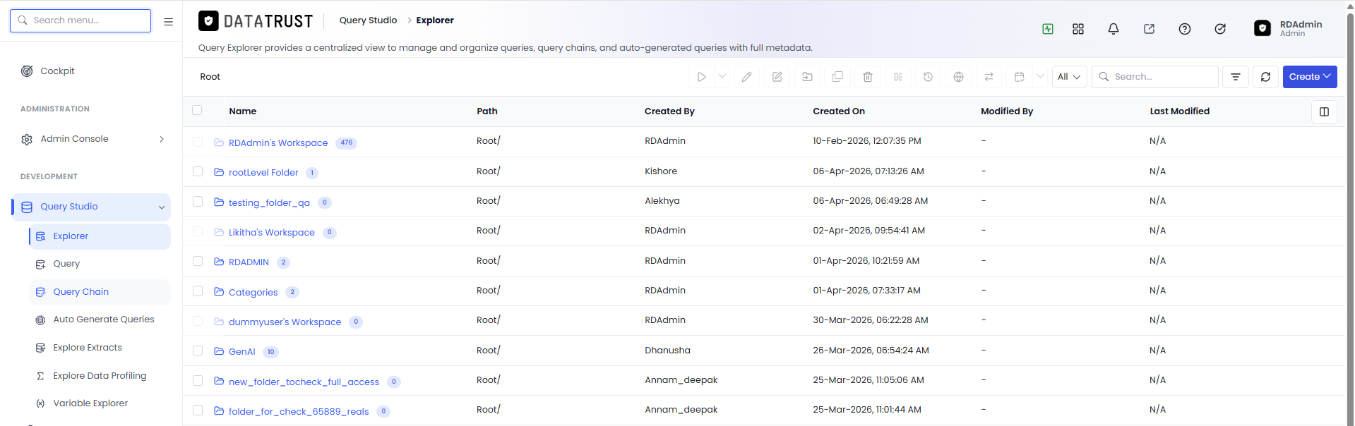 Query Chain Option