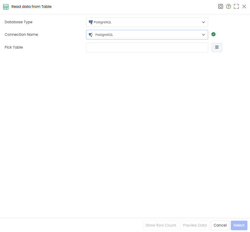 Select connection and click on Navigator