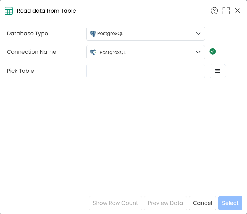 PostgreSQL_Database Type_PostgreSQL_Connection Name_Click the Navigator