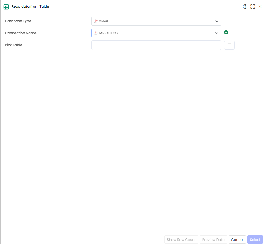 Database Type_Connection Name_Click the Navigator