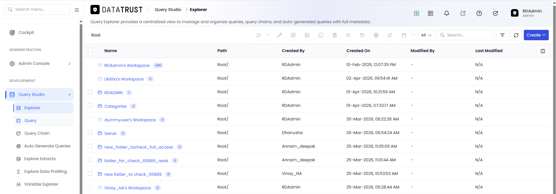 Query Option
