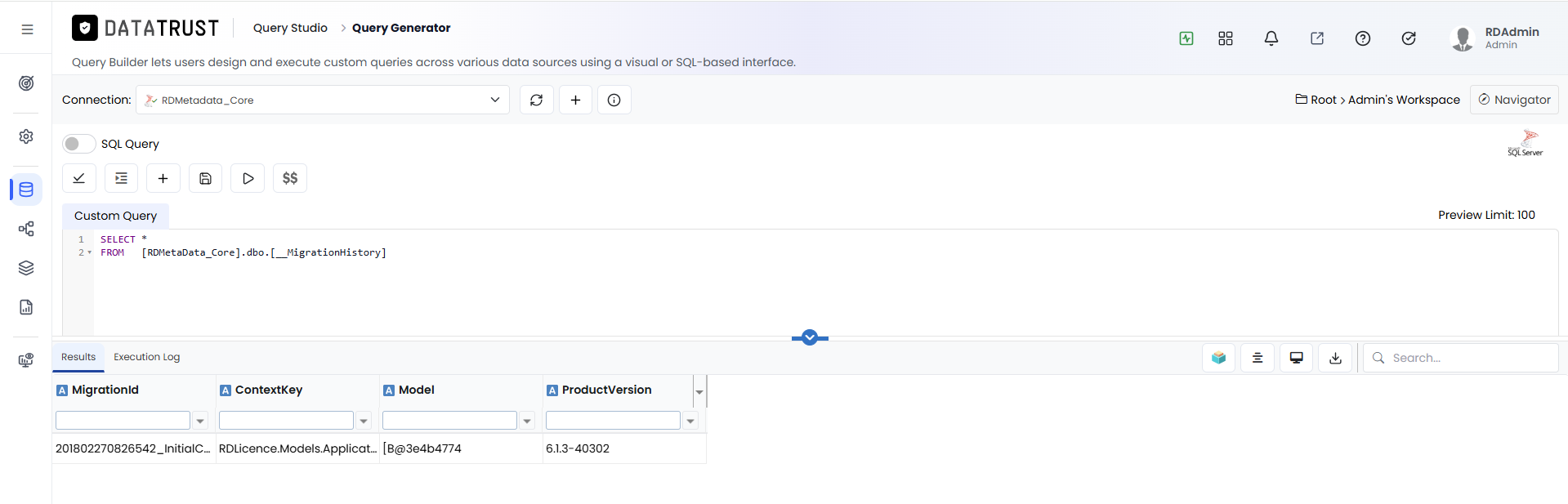 Result Tab