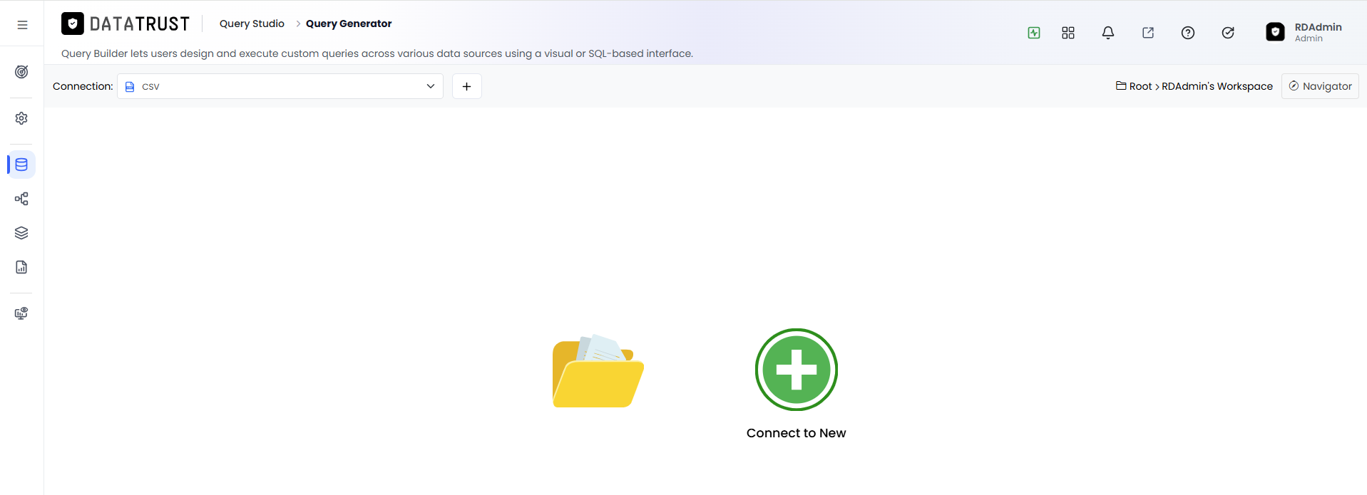 existing or Connect to new