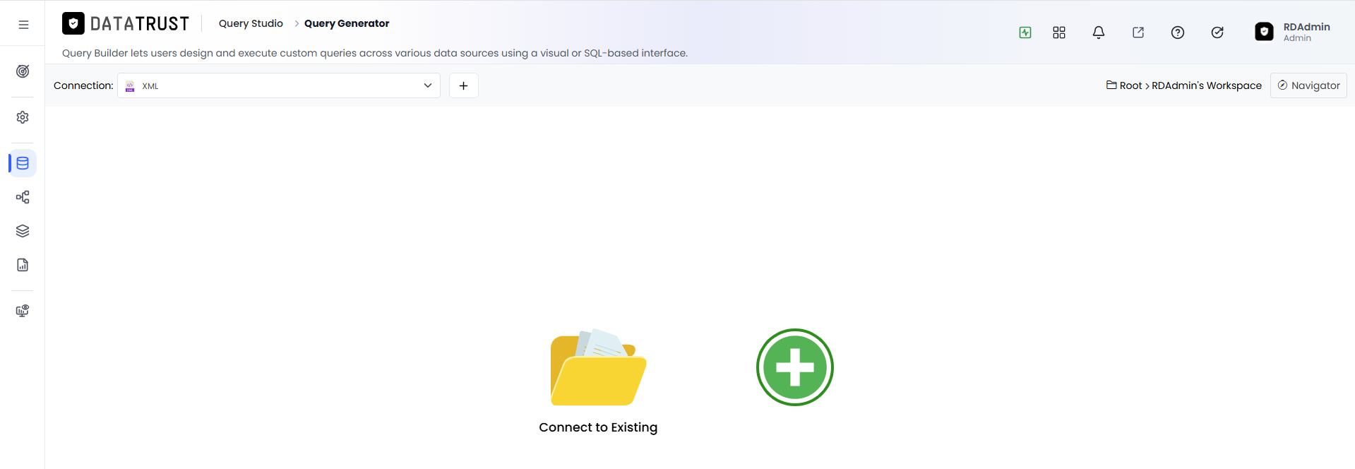 Connect to Existing Option