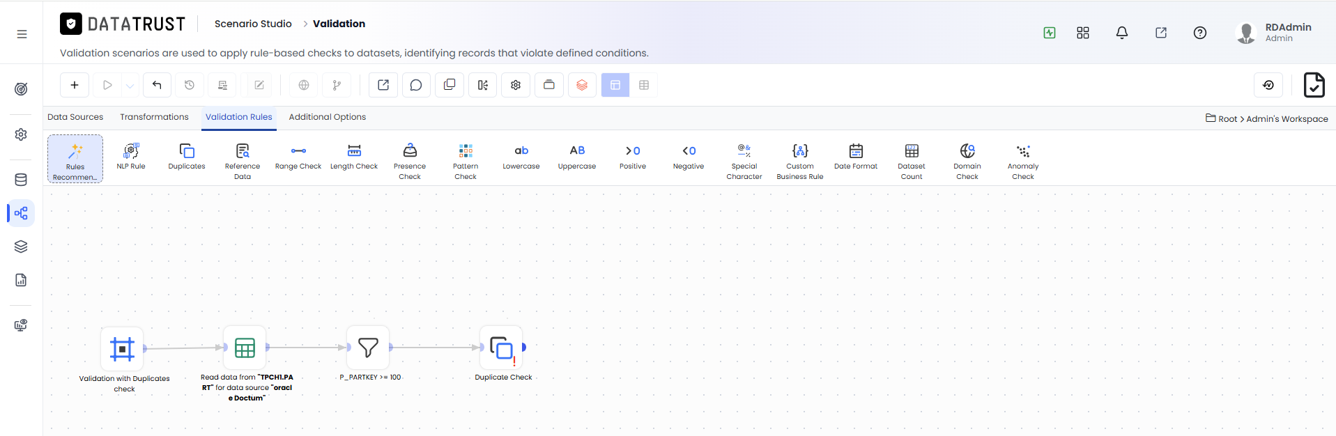 Drag and drop Duplicate check widget