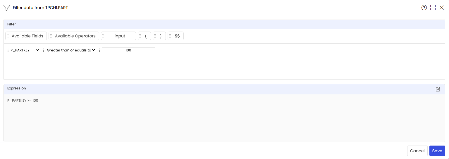 Filter Expression