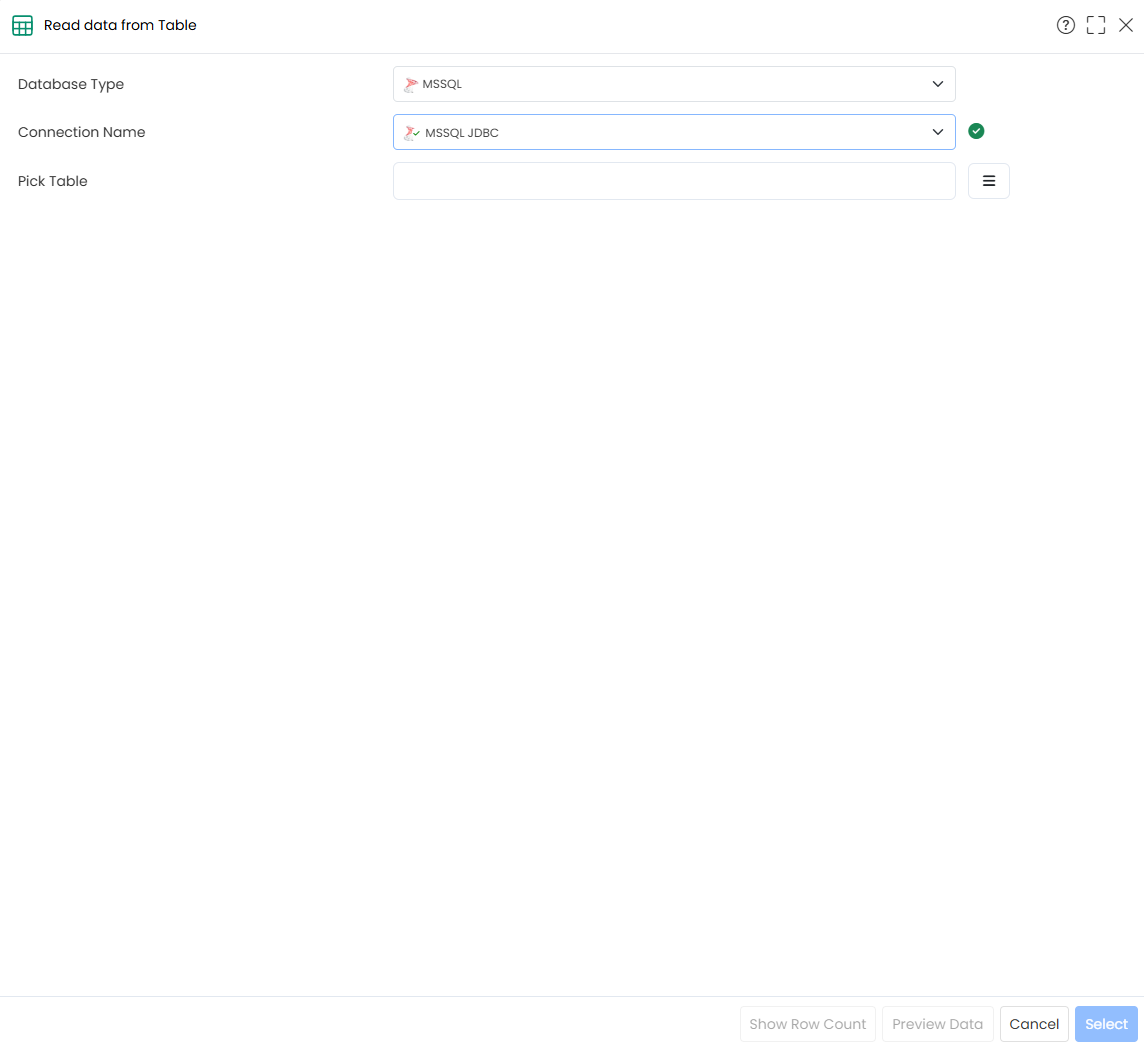 Database type_connection name
