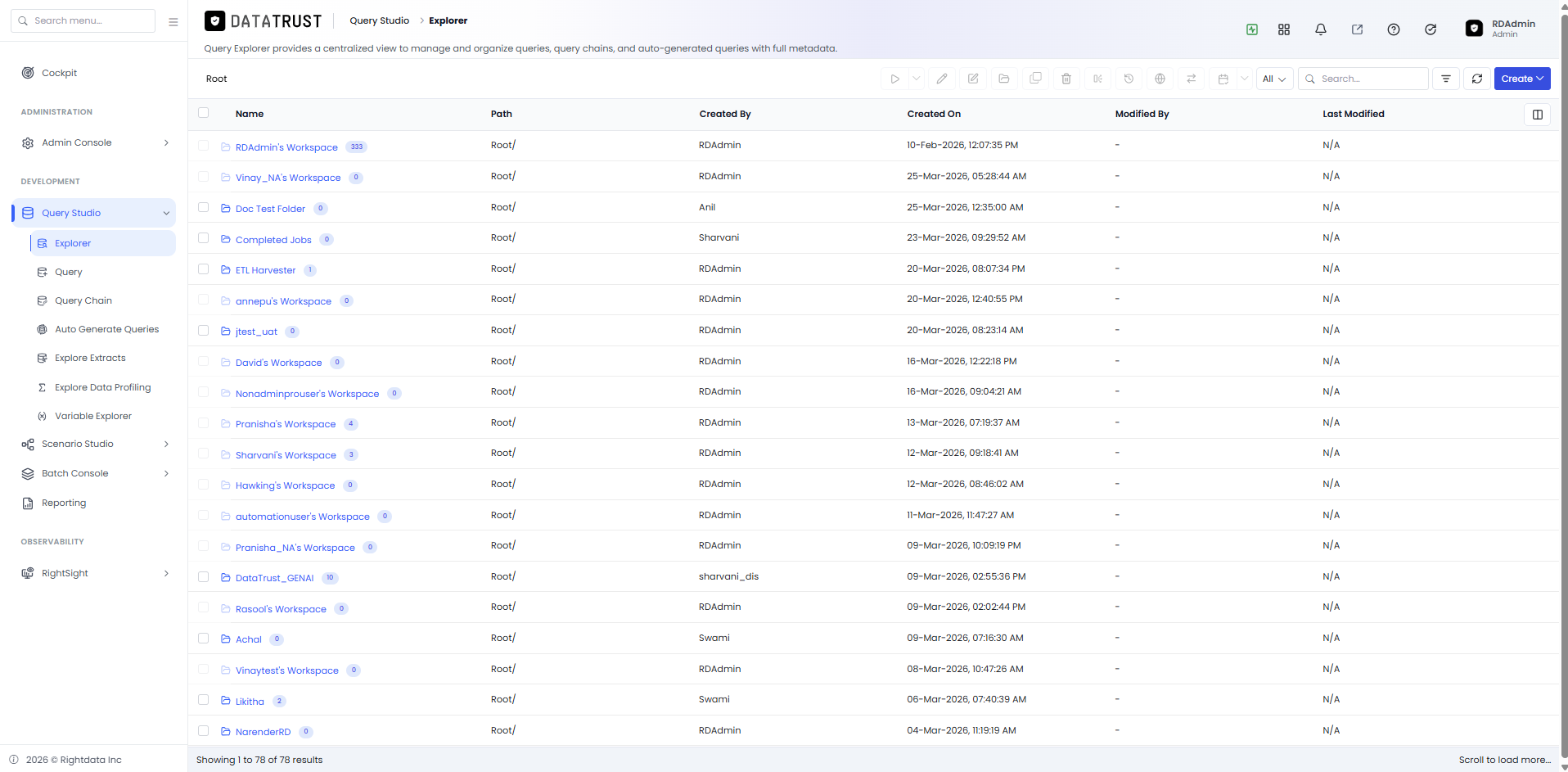 Query navigation