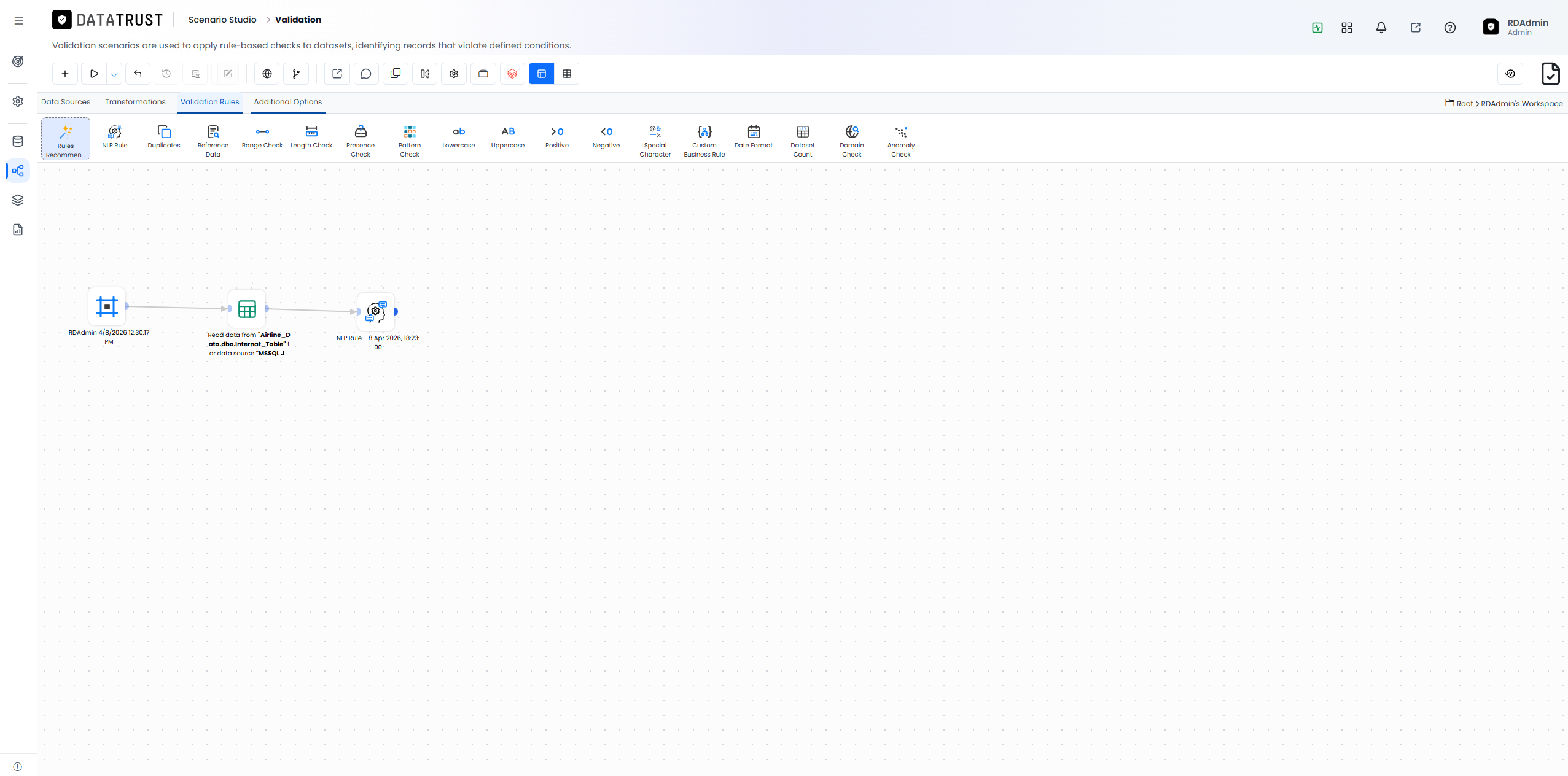 Click the additional options tab