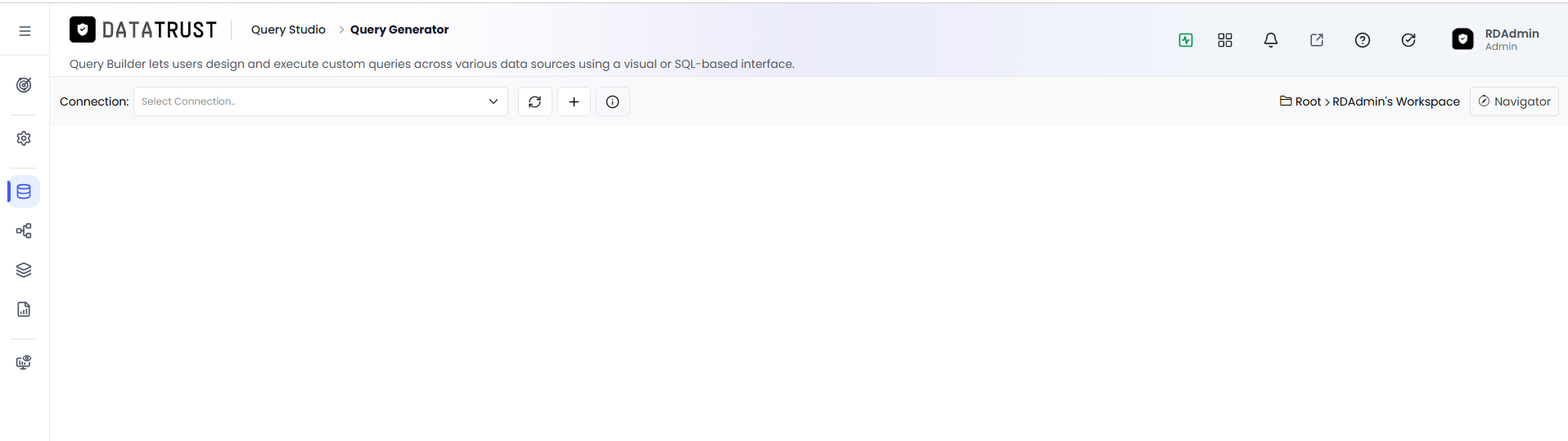 ‘Query’ session page