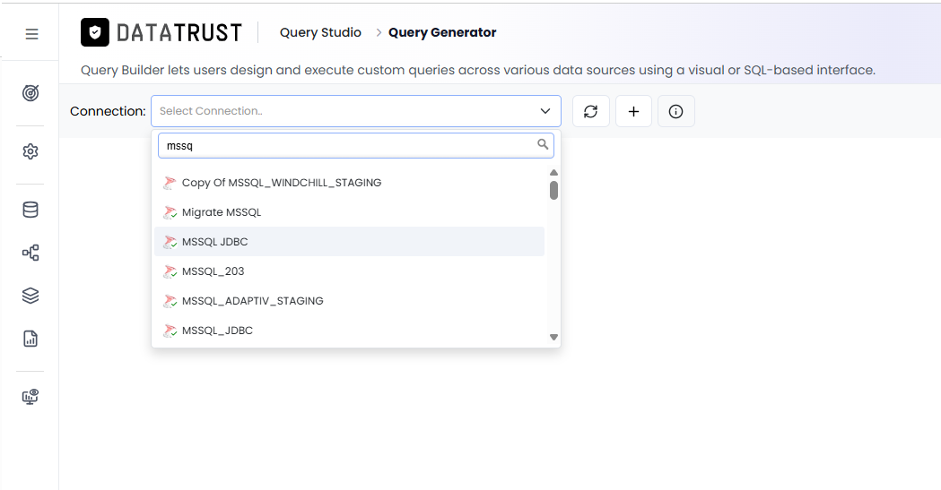 Profile dropdown