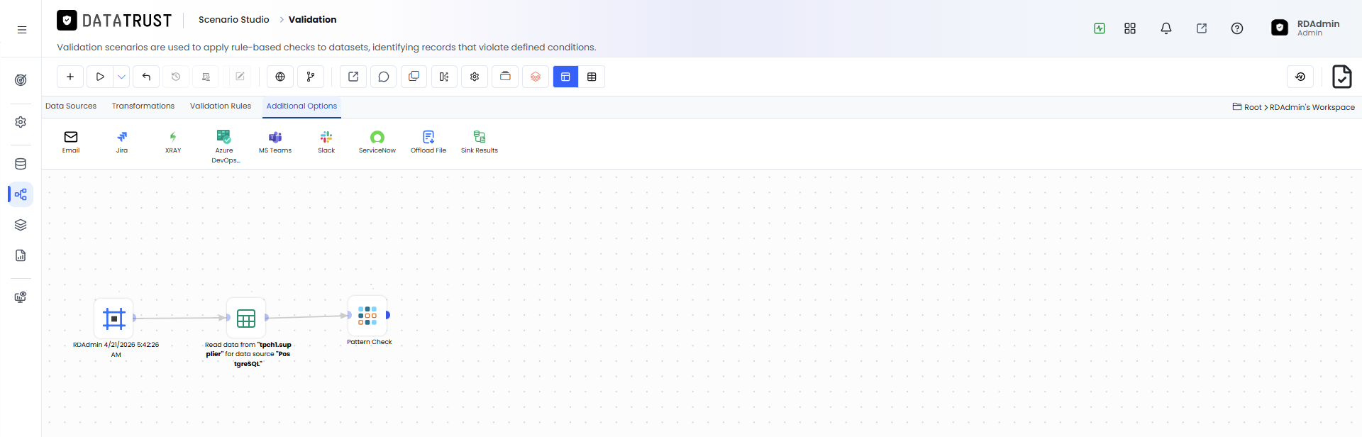 Click on Additional options tab