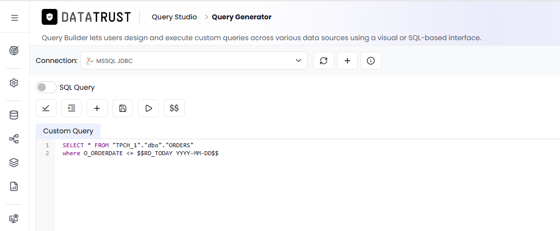 clcik on execute now