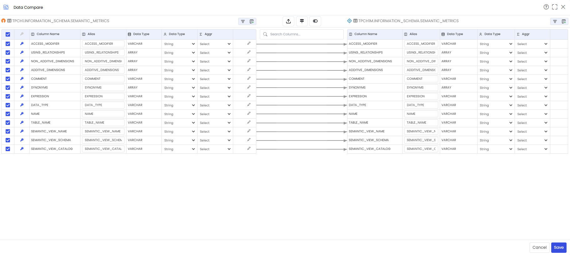 Select Key Column and click on Save