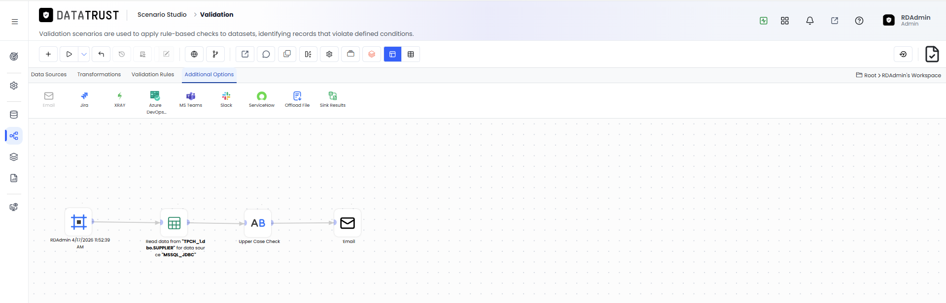 Click on Execute Button