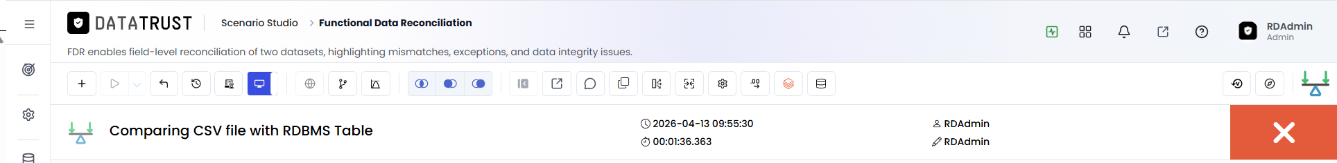 Three types of Compare Options