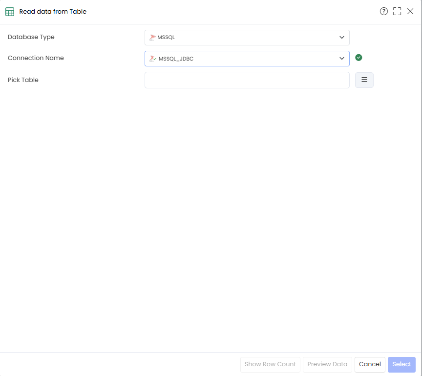 Select Connection and click on Navigator