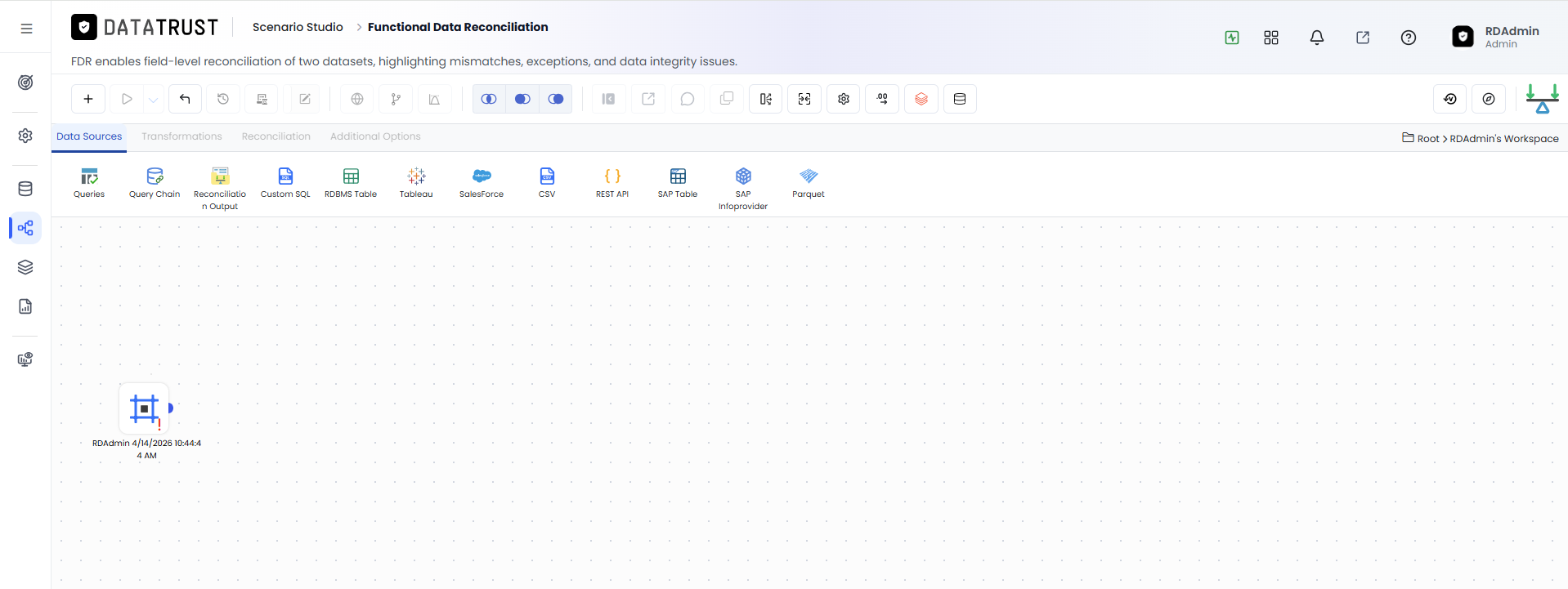 Create FDR Page
