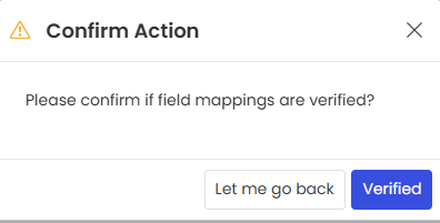 Confirm Action Popup