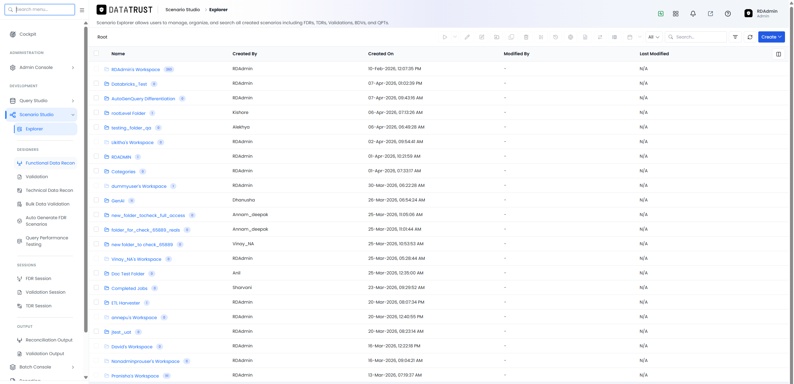 Click menu and Click on FDR