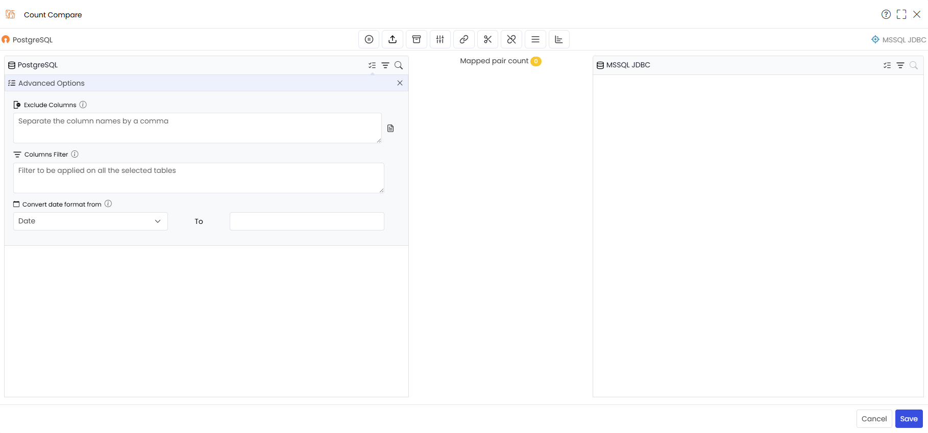Advanced Option All fields