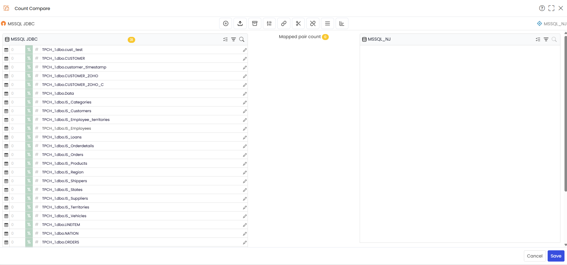 Source Tables