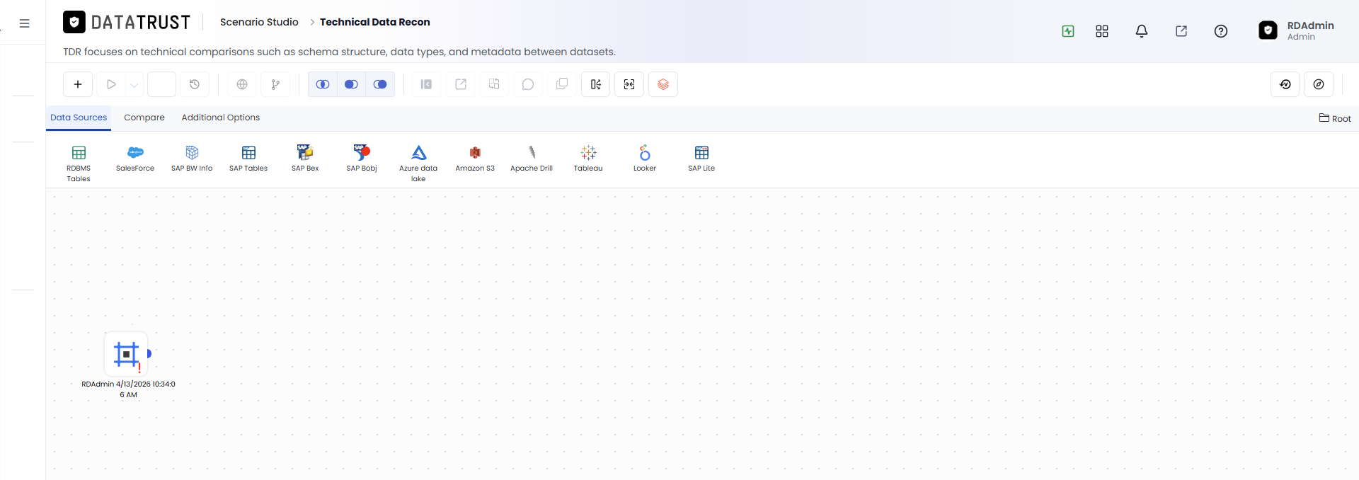 TDR Create Page