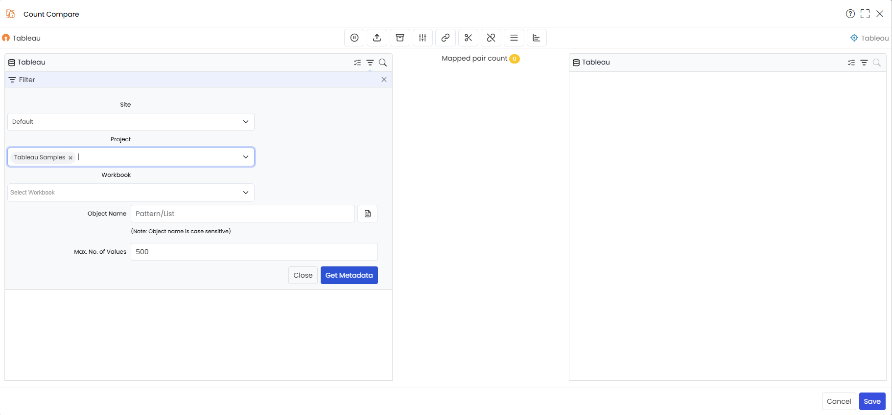 Sourece get metadata