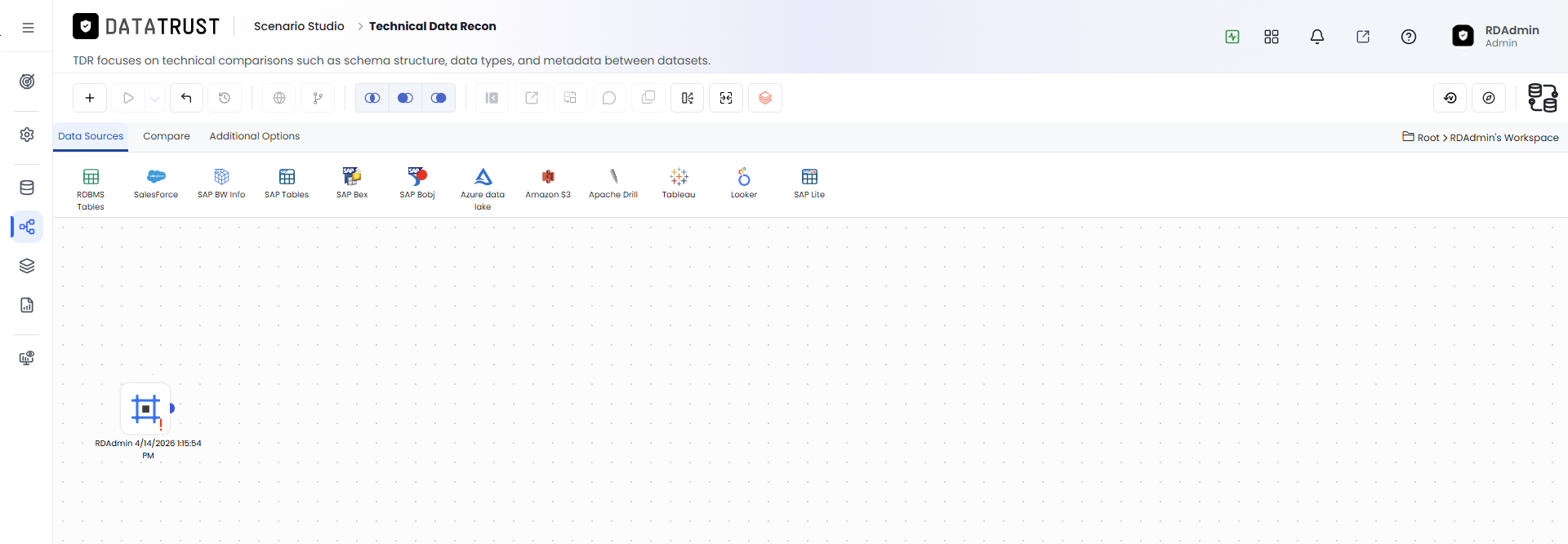 TDR Create Page