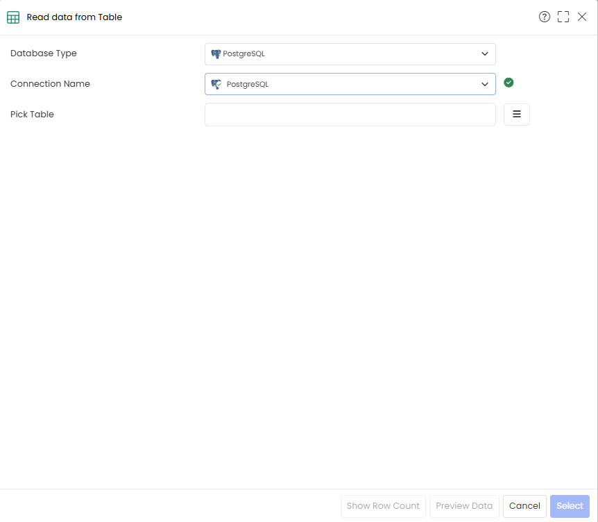 Select connection and click on navigator