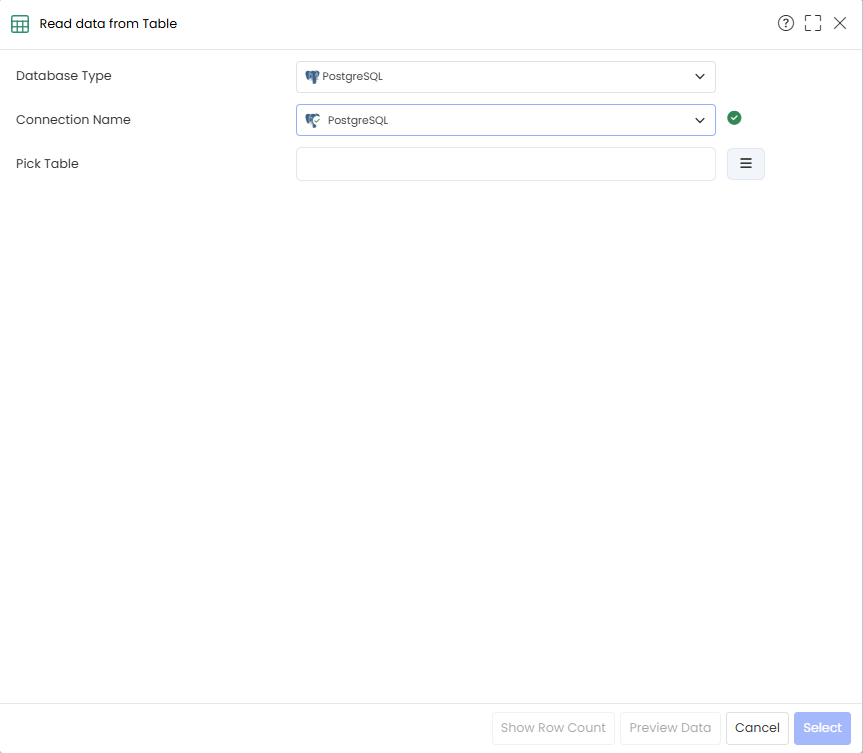 Select Connection and click on Navigator