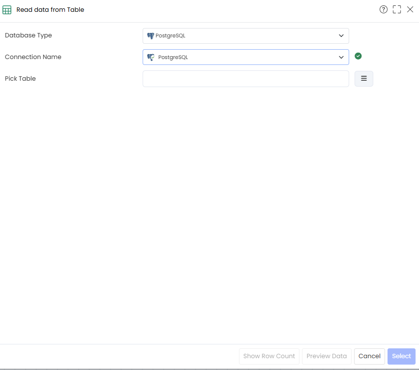Select connection and click on Navigator