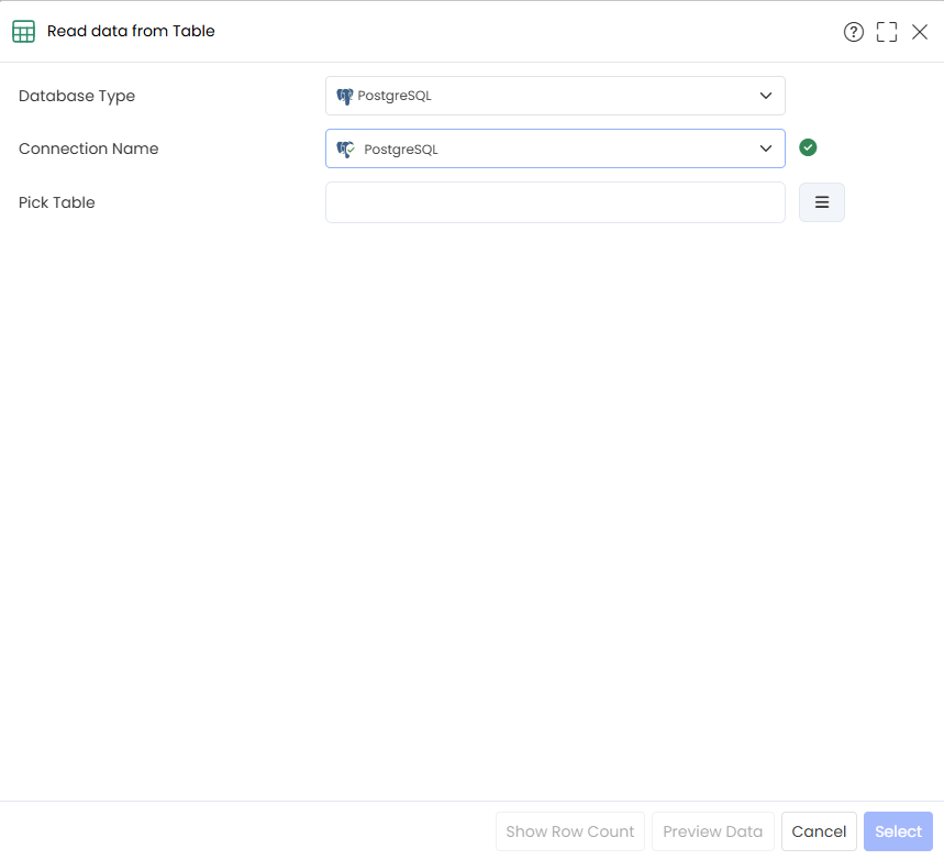 Select Connection And click on Navigator