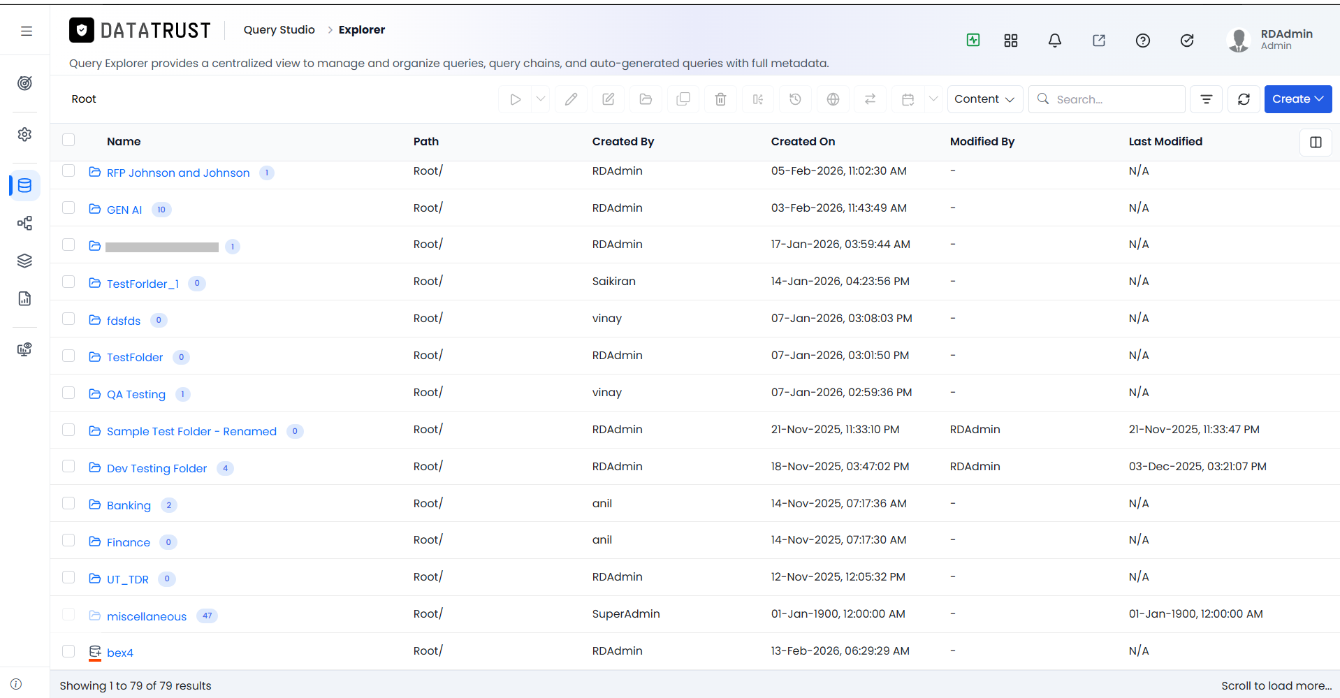 Create button with dropdown menu