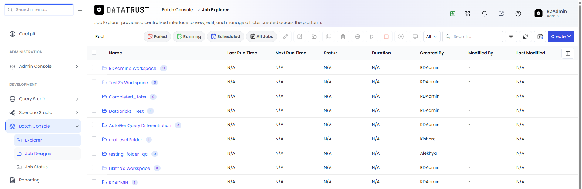 Job Designer Option
